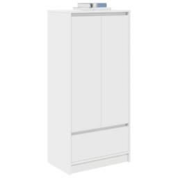 Berkfield Home Cabinet with Drawer White 55.5x34x119.5 cm Engineered Wood - thumbnail 4