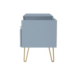 Ready Assembled 2 U Bexley 2 Drawer Coffee TV Unit (Ready Assembled) in Light Blue - thumbnail 3