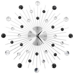 Berkfield Home Wall Clock with Quartz Movement Modern Design 50 cm in Silver - thumbnail 2