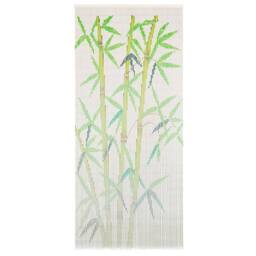Berkfield Home Insect Door Curtain Bamboo 90x200 cm - thumbnail 2