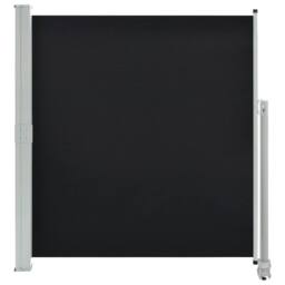 Berkfield Home Patio Retractable Side Awning 140 x 300 cm Black - thumbnail 3