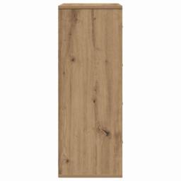 Berkfield Home Sideboard Artisan oak 60 x 31 x 84 cm Particle board in Brown - thumbnail 7