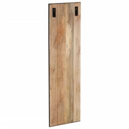 Berkfield Home Beautiful Coat Rack 35x8x110 cm Solid Rough Wood Mango in Brown - Size: 35 x 8 x 110 cm - thumbnail 1
