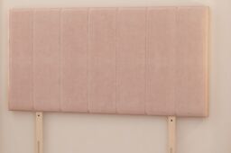 Somnior Austin Divan Bed with 2 Storage Drawers & Headboard Velvet in Pink - Size: Small Double - thumbnail 3