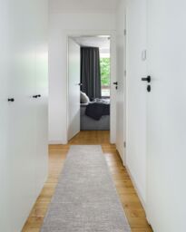 RugsX Modern Tuls Runner in Grey - Size: 70 cm x 400 cm - thumbnail 3