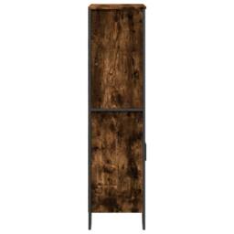 Berkfield Home Highboard Smoked Oak 79.5x35.5x137.5 cm Engineered wood in Brown - thumbnail 5