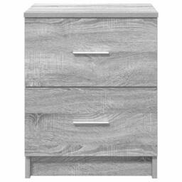 Berkfield Home Bedside Cabinets 2 pcs with 2 Drawers Grey Sonoma 40x36x50 cm - Size: 40 x 36 x 50 cm - thumbnail 4