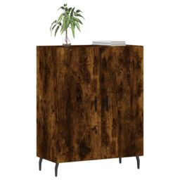 Berkfield Home Sideboard Smoked Oak 69.5x34x90 cm Engineered Wood in Brown - thumbnail 3