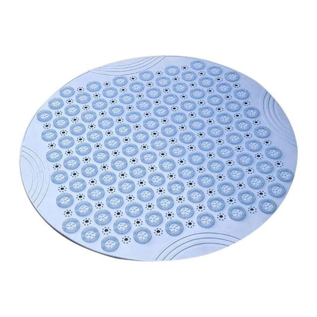 Kelvenix Round Non-Slip Bathtub Mat blue - Size: 100 cm diameter - image 1