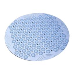 Kelvenix Round Non-Slip Bathtub Mat blue - Size: 100 cm diameter