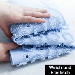 Kelvenix Round Non-Slip Bathtub Mat blue - Size: 100 cm diameter - thumbnail 4