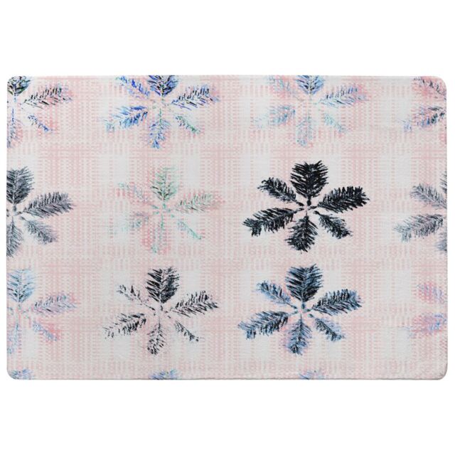 Benjamin Tate Design Colorful Pine Leaves Designer Rug in Natural - Size: Large - image 1