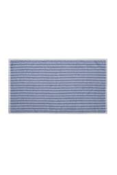 Catherine Lansfield 'Rice Weave Stripe' Cotton Hand Towel in Blue - thumbnail 3