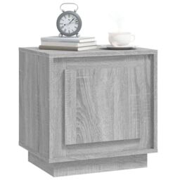 Berkfield Home Bedside Cabinets 2 pcs Grey Sonoma 44x35x45 cm Engineered Wood - Size: 44 x 35 x 45 cm - thumbnail 4