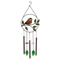 Country Living Robin Windchime in Brown - thumbnail 2