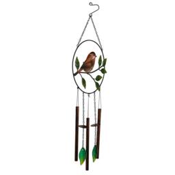 Country Living Robin Windchime in Brown - thumbnail 4