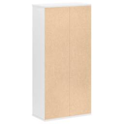 Berkfield Home Decorative Bookcase White 50x25x105 cm Engineered Wood - Size: 50 x 25 x 105 cm - thumbnail 6
