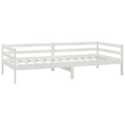 Berkfield Home Day Bed White Solid Pinewood 90x200 cm - thumbnail 5