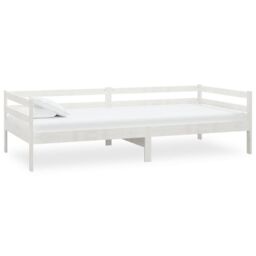 Berkfield Home Day Bed White Solid Pinewood 90x200 cm - thumbnail 2