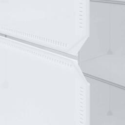 Berkfield Home Modular Cabinet with 9 Compartments 37x115x150 cm White - Size: 37 x 115 x 150 cm - thumbnail 8