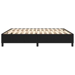 Berkfield Home Bed Frame without Mattress Black Super King Fabric (UK/IE/FI/NO only) - thumbnail 6