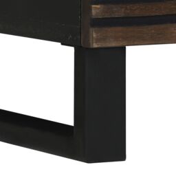 Berkfield Home Bedside Cabinet, 40x33x46 cm, Solid Wood Mango in Brown - Size: 40 x 33 x 46 cm - thumbnail 6