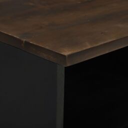 Berkfield Home Bedside Cabinet, 40x33x46 cm, Solid Wood Mango in Brown - Size: 40 x 33 x 46 cm - thumbnail 8