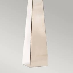 Netlighting Ascent Table Lamp with Round Tapered Shade Polished Nickel in Grey - thumbnail 4