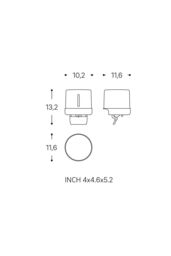 Cosmic Soap Dispenser 400ml ChromeWall-mounted Architect S+ Collection in Grey - thumbnail 4