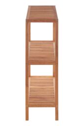 Orsina ARLA 3 Tier Wooden Bathroom Shelf Unit in Brown - thumbnail 2