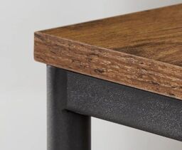 Modcraft Set of 2 Side Tables for Bedroom & Livingroom in Brown - thumbnail 5