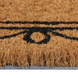 Berkfield Home Door Mat Natural 40x60 cm Tufted Coir in Brown - thumbnail 4