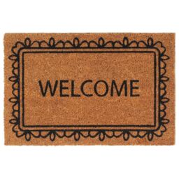 Berkfield Home Door Mat Natural 40x60 cm Tufted Coir in Brown