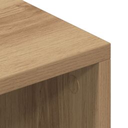 Berkfield Home TV Cabinet Artisan Oak 69.5x30x50 cm Engineered Wood in Brown - thumbnail 8