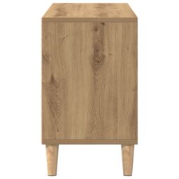Berkfield Home TV Cabinet Artisan Oak 69.5x30x50 cm Engineered Wood in Brown - thumbnail 7