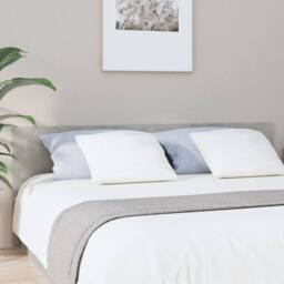 Berkfield Home Stylish Bed Headboard Concrete Grey 200x1.5x80 cm Engineered Wood - thumbnail 2