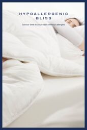 Snuggledown Retreat Cotton 10.5 Tog All Year Round Duvet With 2 Pillows in White - Size: Single - thumbnail 4