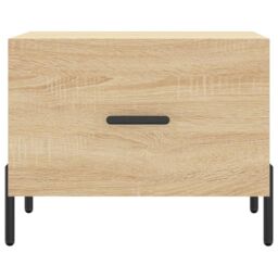 Berkfield Home Coffee Tables 2 pcs Sonoma Oak 50x50x40 cm Engineered Wood in Brown - Size: 50 x 50 x 40 cm - thumbnail 6