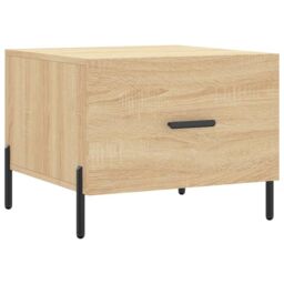 Berkfield Home Coffee Tables 2 pcs Sonoma Oak 50x50x40 cm Engineered Wood in Brown - Size: 50 x 50 x 40 cm - thumbnail 5