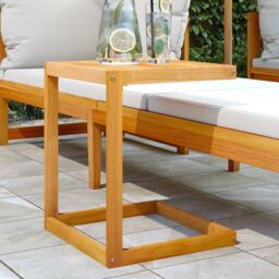 Berkfield Home C Table 42x40x50 cm Solid Wood Acacia in Brown - Size: 42 x 40 x 50 cm - thumbnail 1