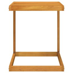 Berkfield Home C Table 42x40x50 cm Solid Wood Acacia in Brown - Size: 42 x 40 x 50 cm - thumbnail 4