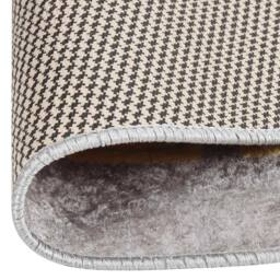 Berkfield Home Rug Washable œÜ120 cm Grey Anti Slip - Size: Medium - thumbnail 1