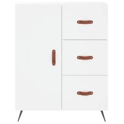 Berkfield Home Highboard White 69.5x34x180 cm Engineered Wood - thumbnail 8