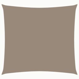Berkfield Home Sunshade Sail Oxford Fabric Square 3.6x3.6 m Taupe - thumbnail 2