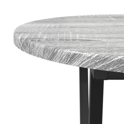 Berkfield Home Grey Sonoma Coffee Table - 80x40x40.5 cm, Made from Engineered Wood & Metal - Size: 80x40x40.5 cm - thumbnail 6