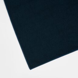 OHS Plain Microfibre Quick Dry Beach Towel Bathroom in Navy - thumbnail 4