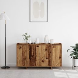 Berkfield Home Old Wood Sideboard Old wood Solid reclaimed wood 135 x 41 x 75 cm in Brown - thumbnail 4