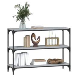 Berkfield Home Charming Book Cabinet Grey Sonoma 100x33x70.5cm Engineered Wood a - Size: 100x33x70.5 cm - thumbnail 4