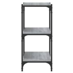 Berkfield Home Charming Book Cabinet Grey Sonoma 100x33x70.5cm Engineered Wood a - Size: 100x33x70.5 cm - thumbnail 6