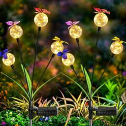 Obasyhig Style 4 Solar powered garden swing lamp in White - thumbnail 2